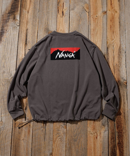 NANGA × FREAK’S STORE / 別注 neo-PRO 機能抽繩長袖T恤 *9月下旬出貨