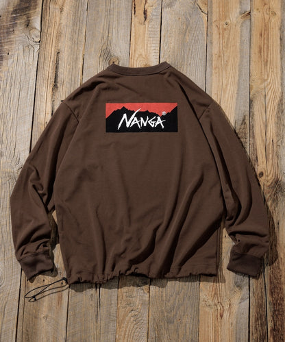 NANGA × FREAK’S STORE / 別注 neo-PRO 機能抽繩長袖T恤 *9月下旬出貨