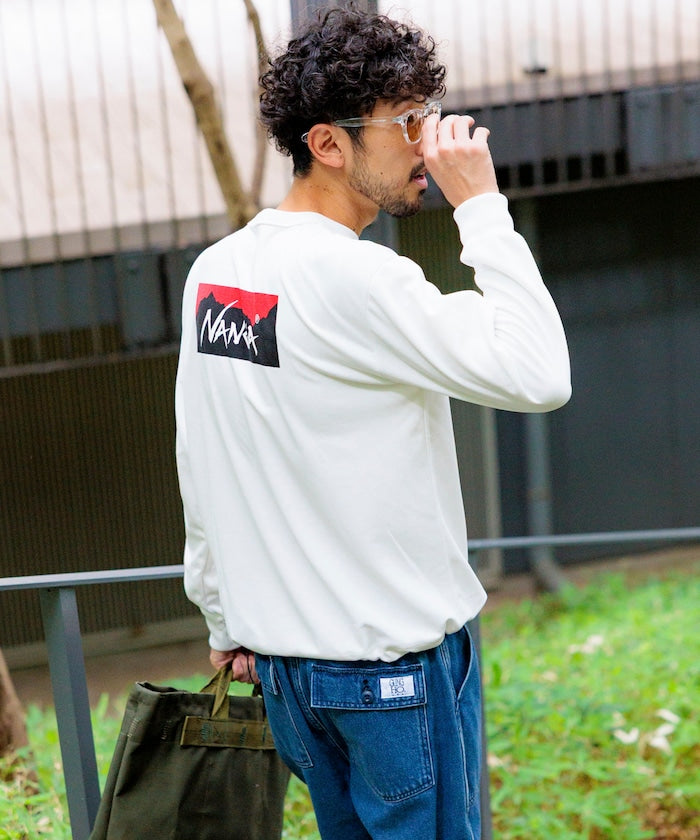 NANGA × FREAK’S STORE / 別注 neo-PRO 機能抽繩長袖T恤 *9月下旬出貨