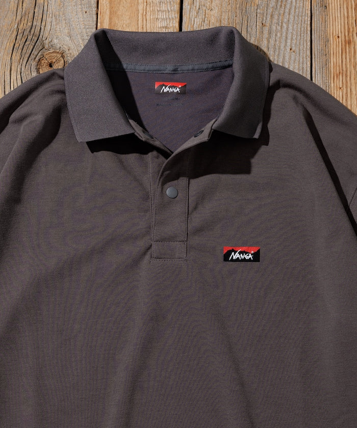 NANGA × FREAK’S STORE / 別注 neo-PRO 抗熱吸濕長袖 POLO 衫 *9月上旬出貨