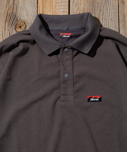 NANGA × FREAK’S STORE / 別注 neo-PRO 抗熱吸濕長袖 POLO 衫 *9月上旬出貨