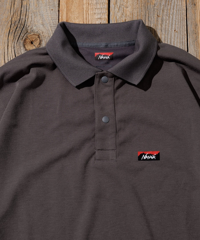 NANGA × FREAK’S STORE / 別注 neo-PRO 抗熱吸濕長袖 POLO 衫 *9月上旬出貨