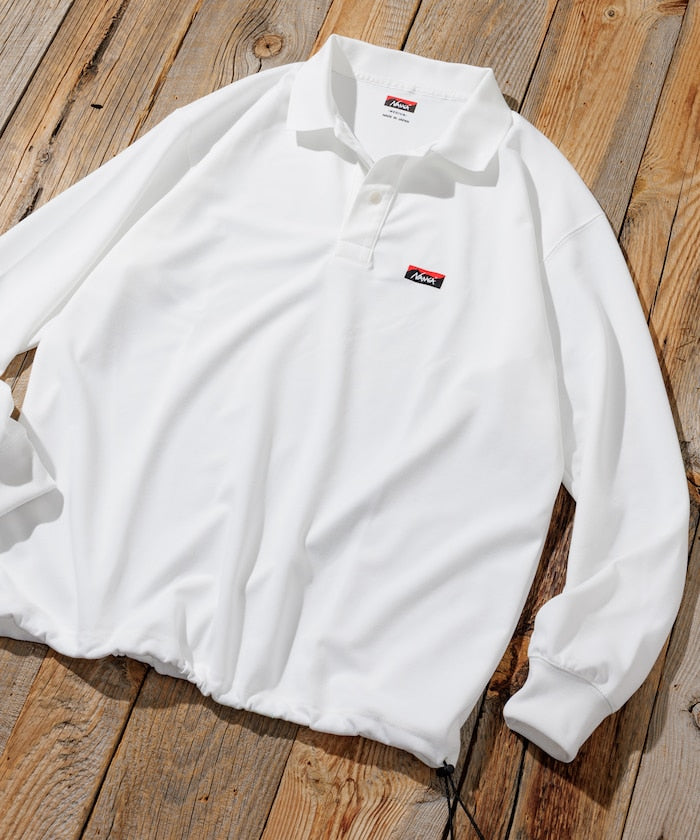 NANGA × FREAK’S STORE / 別注 neo-PRO 抗熱吸濕長袖 POLO 衫 *9月上旬出貨