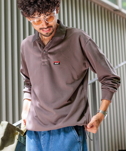 NANGA × FREAK’S STORE / 別注 neo-PRO 抗熱吸濕長袖 POLO 衫 *9月上旬出貨