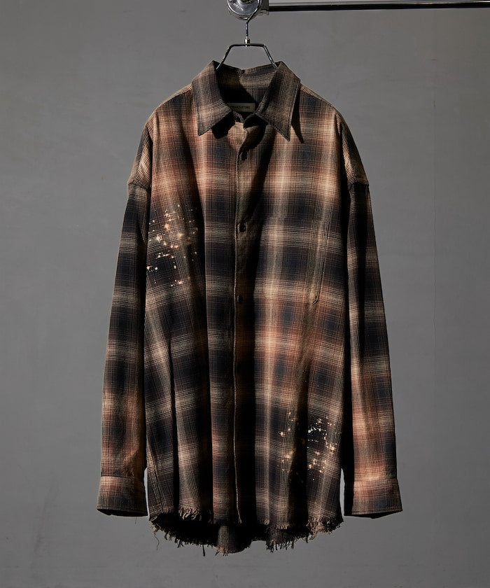 FREAK’S STORE / 仿舊格紋襯衫