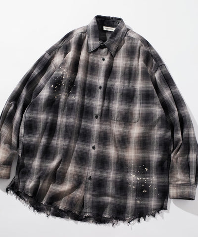 FREAK’S STORE / 仿舊格紋襯衫