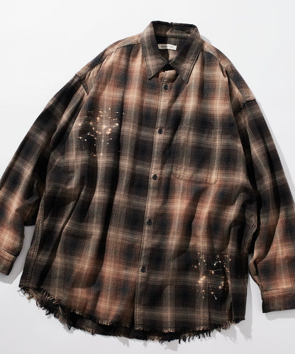 FREAK’S STORE / 仿舊格紋襯衫