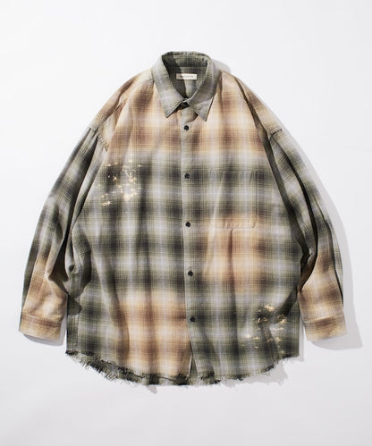 FREAK’S STORE / 仿舊格紋襯衫