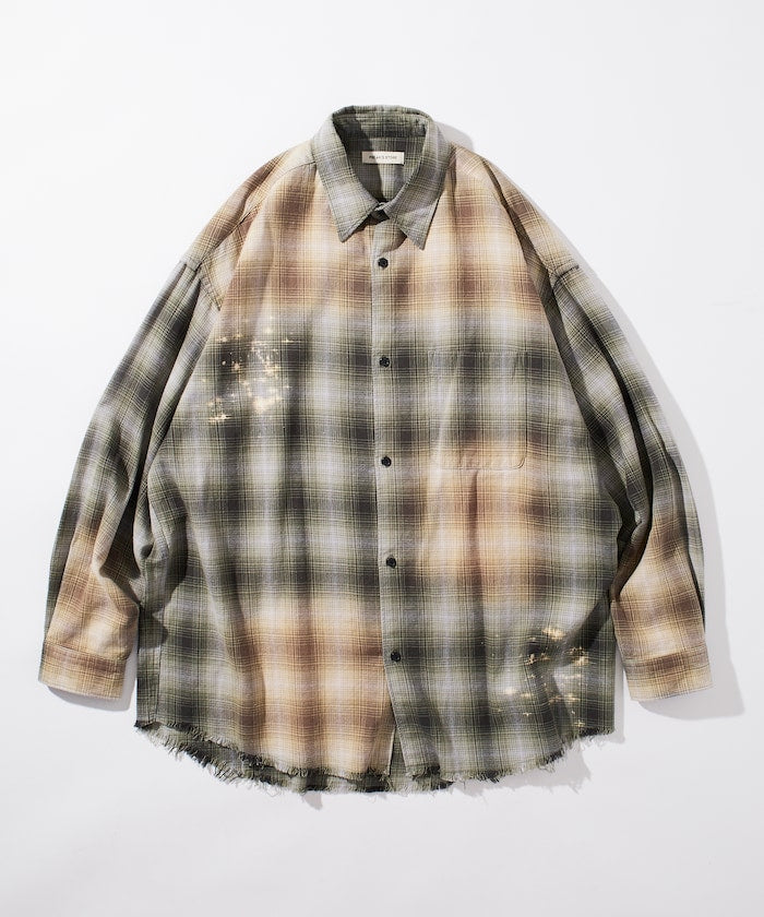 FREAK’S STORE / 仿舊格紋襯衫