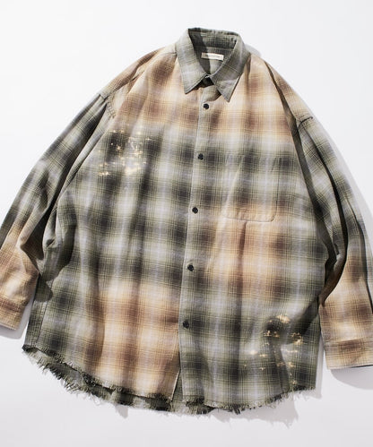 FREAK’S STORE / 仿舊格紋襯衫