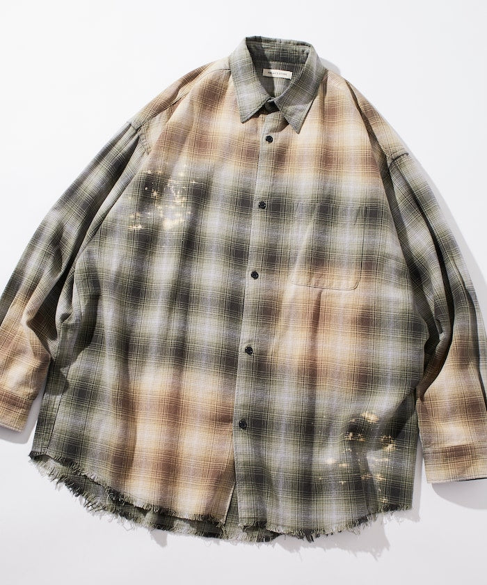 FREAK’S STORE / 仿舊格紋襯衫