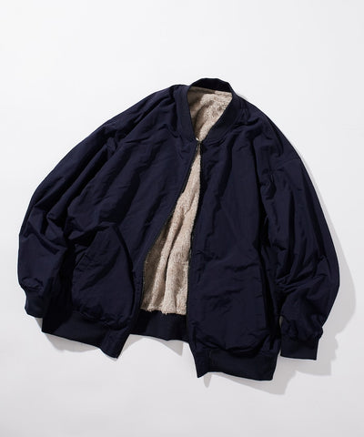 FREAK’S STORE / 尼龍×羊羔絨雙面穿 MA-1 飛行外套