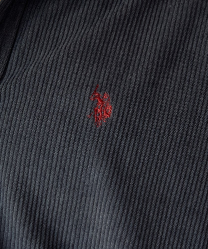 U.S. POLO ASSN. / 刺繡 寬版 燈芯絨 襯衫