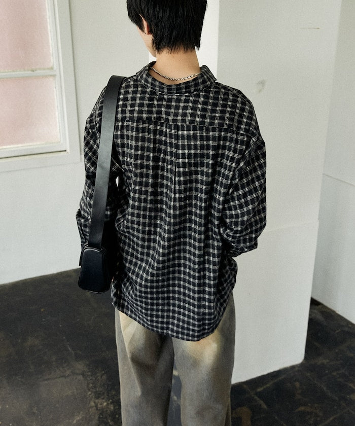 U.S. POLO ASSN. / 柔絨格紋襯衫
