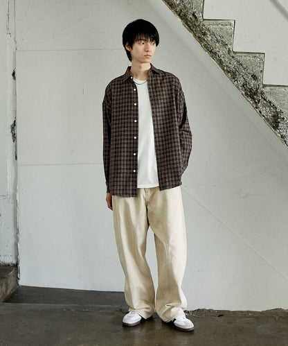 U.S. POLO ASSN. / 柔絨格紋襯衫