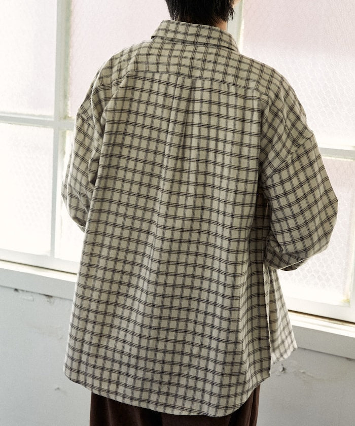 U.S. POLO ASSN. / 柔絨格紋襯衫
