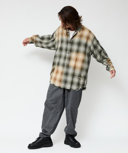 FREAK’S STORE / 仿舊格紋襯衫