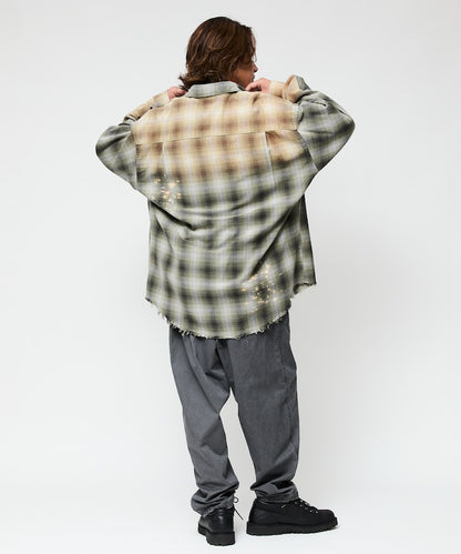 FREAK’S STORE / 仿舊格紋襯衫