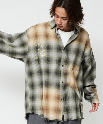 FREAK’S STORE / 仿舊格紋襯衫