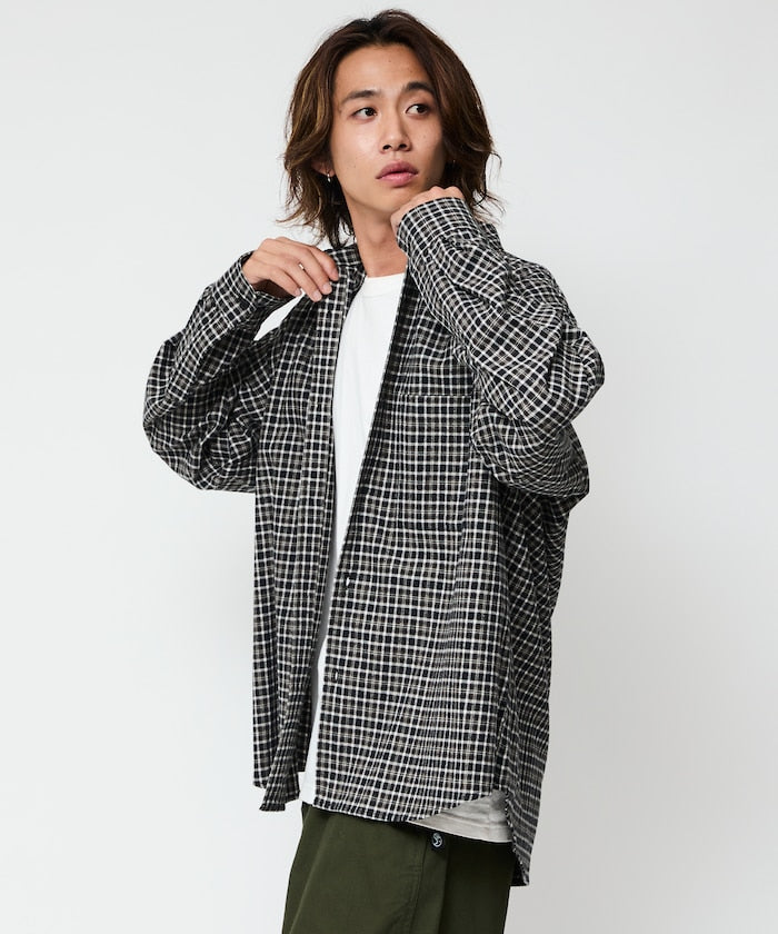 FREAK’S STORE / 柔棉格紋襯衫