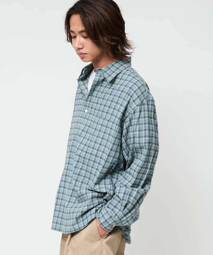 FREAK’S STORE / 柔棉格紋襯衫