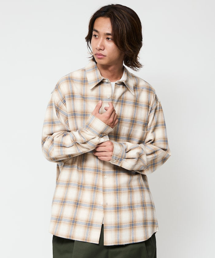 FREAK’S STORE / 柔棉格紋襯衫