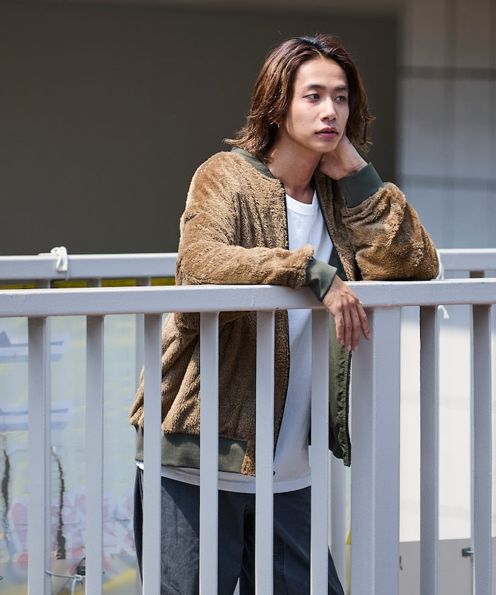 FREAK’S STORE / 尼龍×羊羔絨雙面穿 MA-1 飛行外套