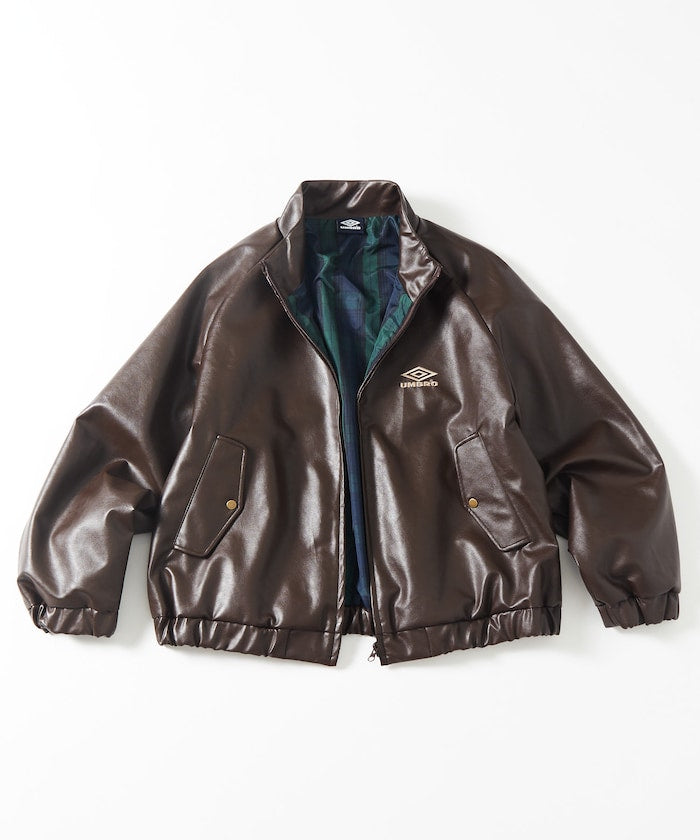 UMBRO / LEATHERETTE Stand Collar Blouson 立領外套