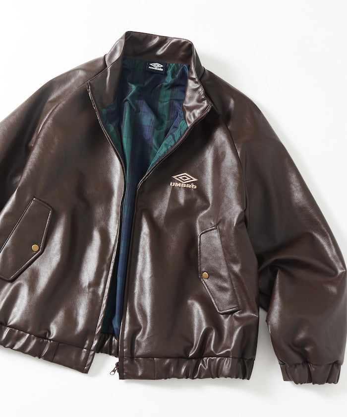 UMBRO / LEATHERETTE Stand Collar Blouson 立領外套