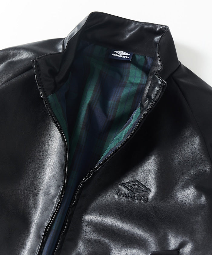 UMBRO / LEATHERETTE Stand Collar Blouson 立領外套