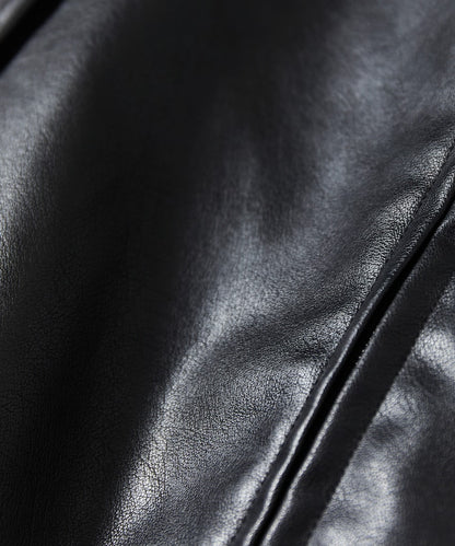 UMBRO / LEATHERETTE Stand Collar Blouson 立領外套