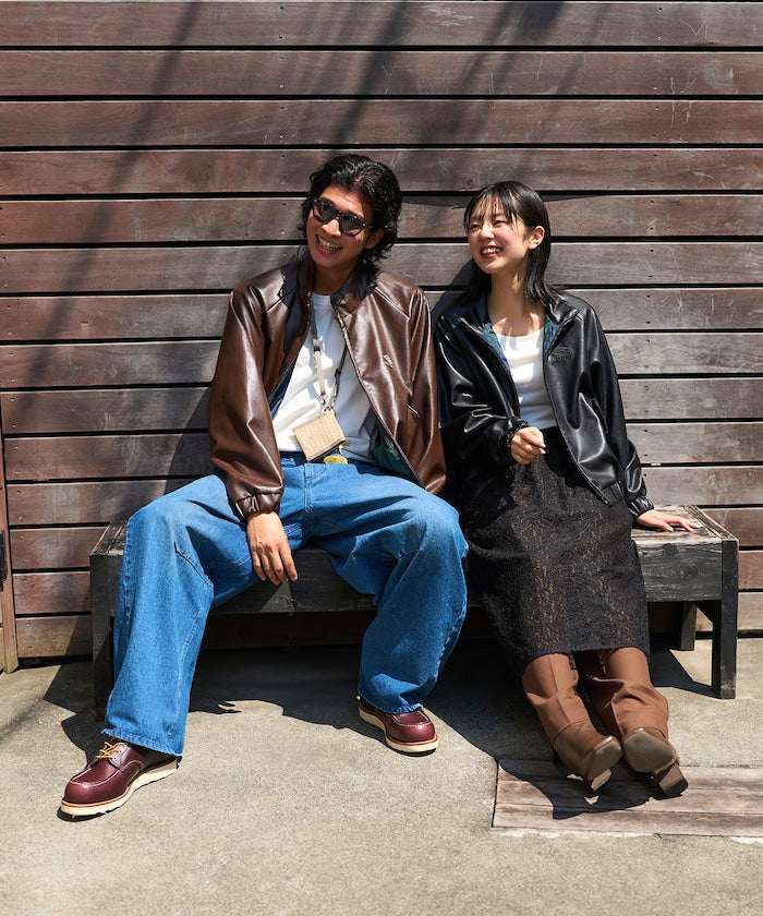 UMBRO / LEATHERETTE Stand Collar Blouson 立領外套