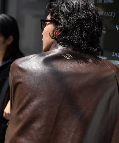 UMBRO / LEATHERETTE Stand Collar Blouson 立領外套