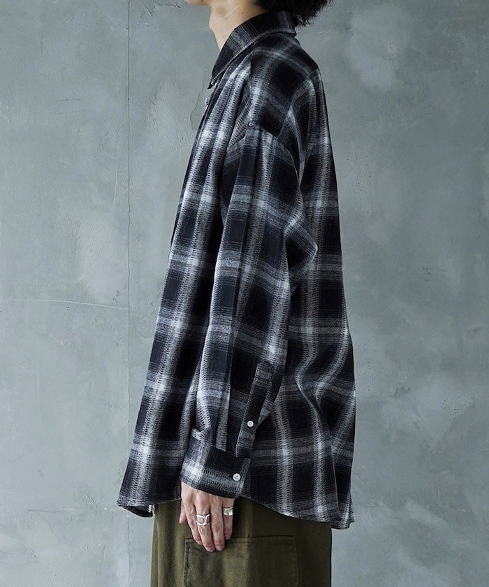 U.S. POLO ASSN. / 柔絨格紋襯衫