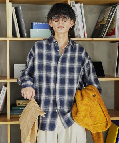 U.S. POLO ASSN. / 柔絨格紋襯衫