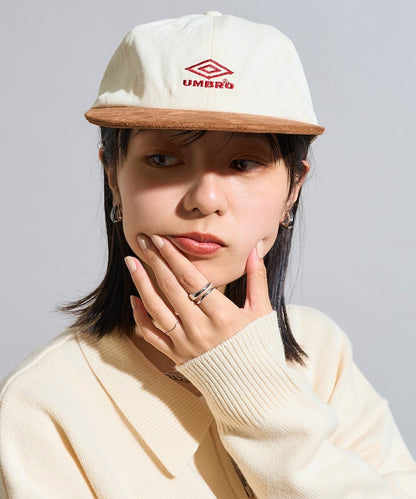 UMBRO / 別注 2TONE Flat Visor Cap 平沿帽