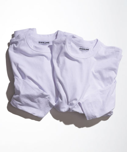 CAHLUMN 2-Pack Reversible Long Sleeve Tee / 兩面穿 兩件組 厚磅長袖T恤