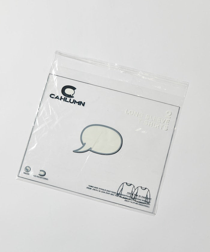CAHLUMN 2-Pack Reversible Long Sleeve Tee / 兩面穿 兩件組 厚磅長袖T恤