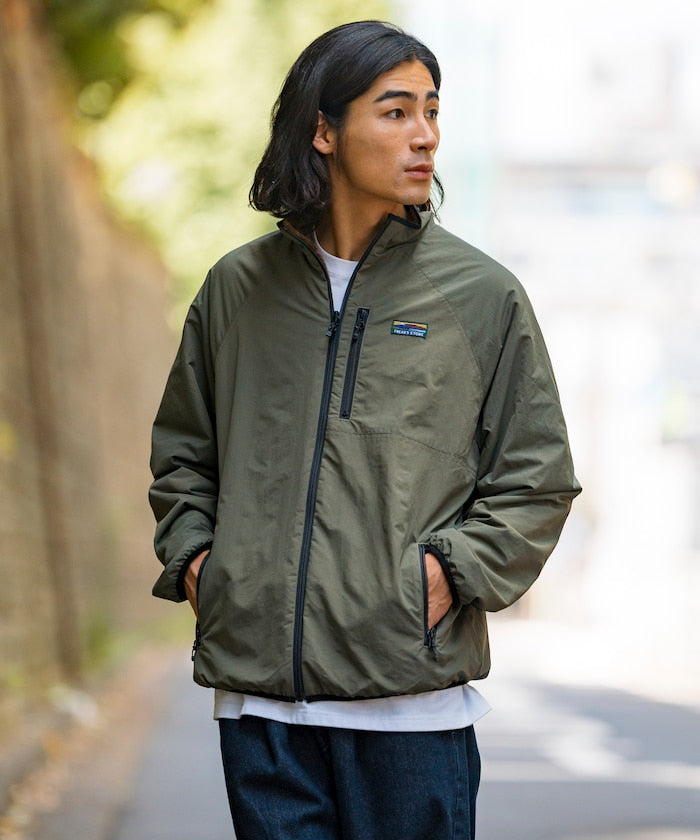 FREAK’S STORE / 寬鬆剪裁 尼龍 × 羊羔絨 雙面穿外套