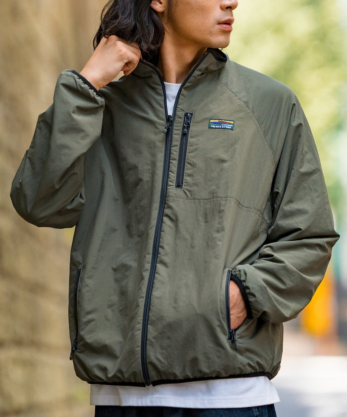 FREAK’S STORE / 寬鬆剪裁 尼龍 × 羊羔絨 雙面穿外套