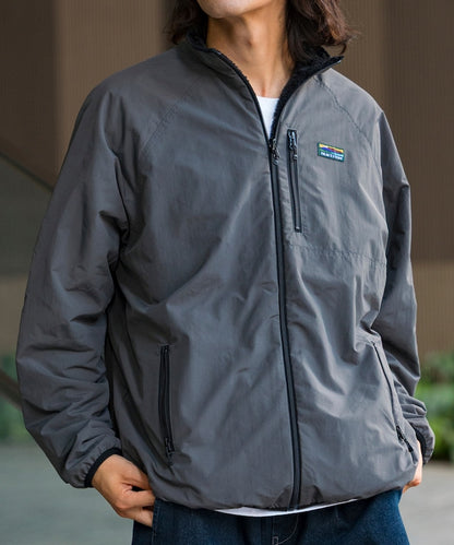 FREAK’S STORE / 寬鬆剪裁 尼龍 × 羊羔絨 雙面穿外套