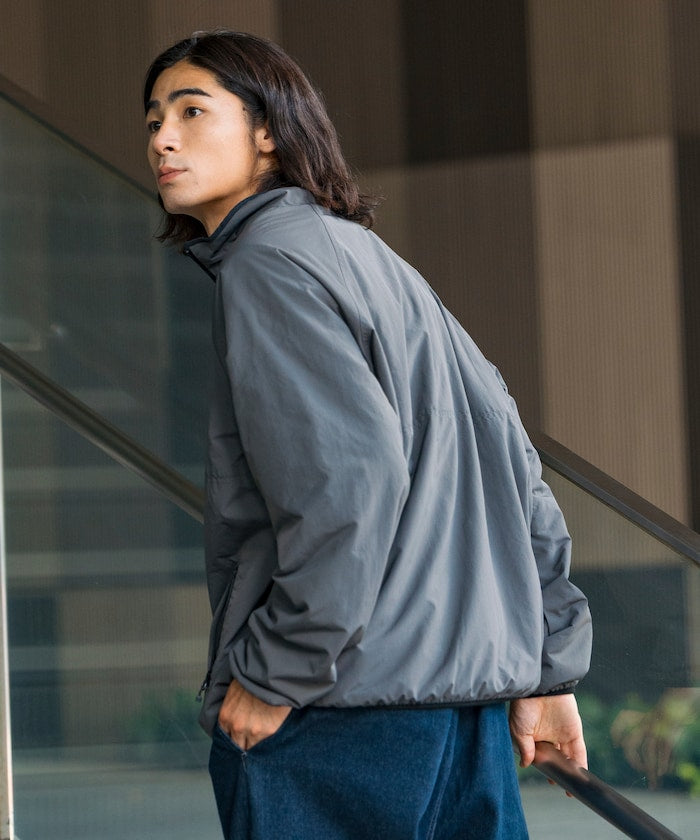 FREAK’S STORE / 寬鬆剪裁 尼龍 × 羊羔絨 雙面穿外套