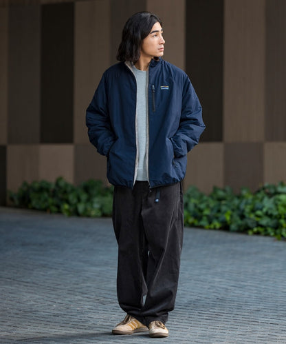 FREAK’S STORE / 寬鬆剪裁 尼龍 × 羊羔絨 雙面穿外套