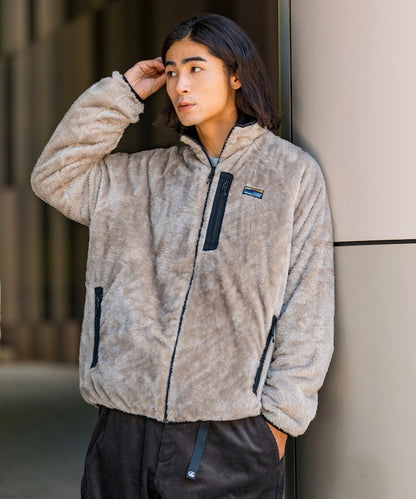 FREAK’S STORE / 寬鬆剪裁 尼龍 × 羊羔絨 雙面穿外套