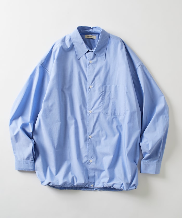 FREAK’S STORE / 下擺抽繩長袖襯衫