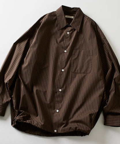 FREAK’S STORE / 下擺抽繩長袖襯衫