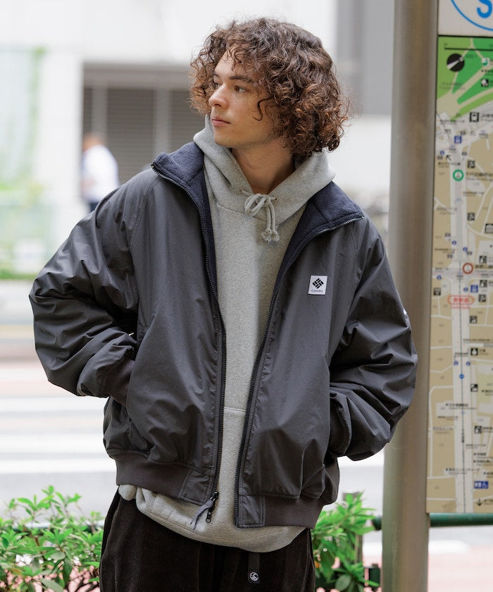 COLUMBIA X FREAK’S STORE / 雙面穿 立領羊羔絨 外套 *10月上旬出貨