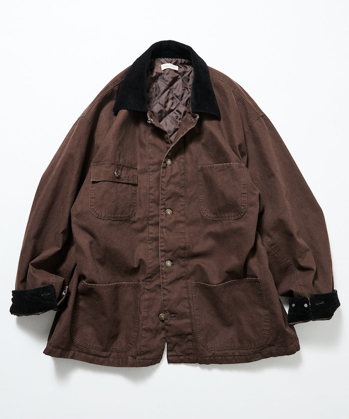 FREAK’S STORE / 燈芯絨拼接鴨布 外套
