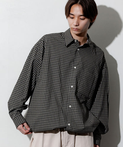 FREAK’S STORE / 下擺抽繩長袖襯衫