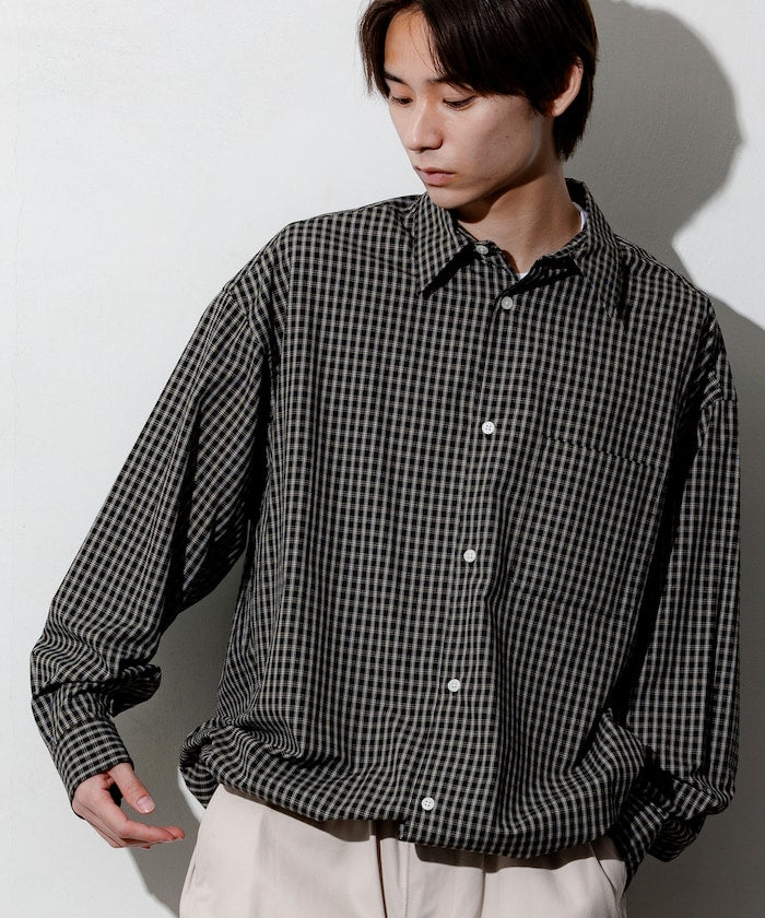 FREAK’S STORE / 下擺抽繩長袖襯衫